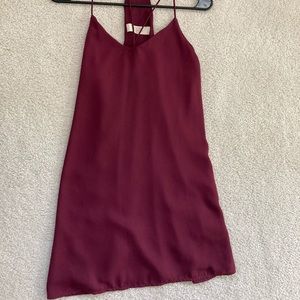 Lucy Love Ask Me Out dress, XS, Port (wine)